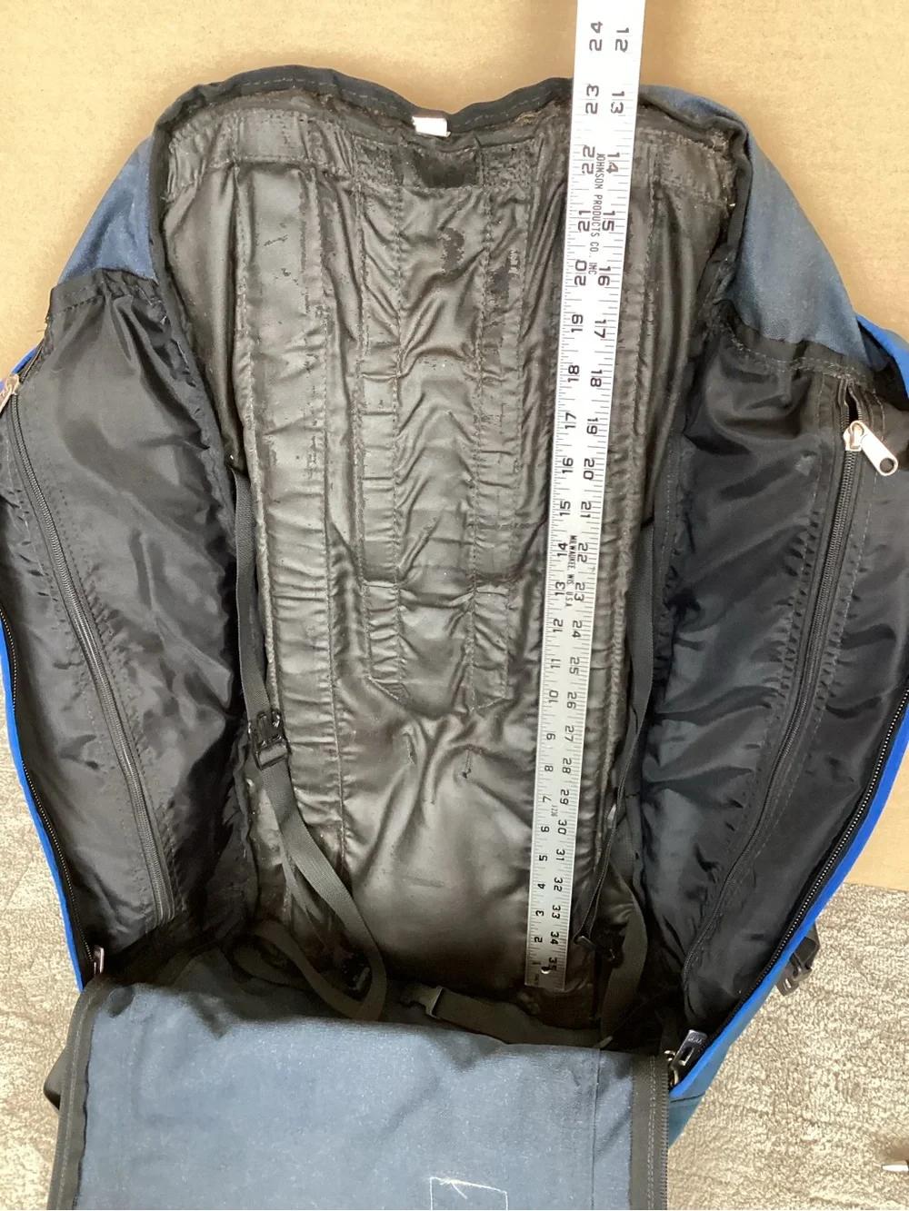 Vintage MEI Voyageur convertible travel backpack made in USA with YKK zippers